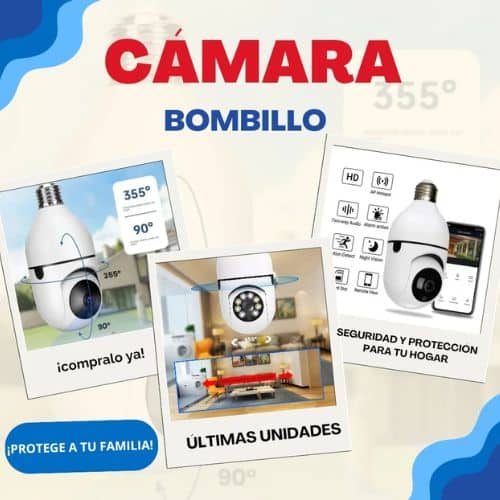 ▷ CAMARA BOMBILLO con PAGO CONRA ENTREGA EN COLOMBIA – colombiahit